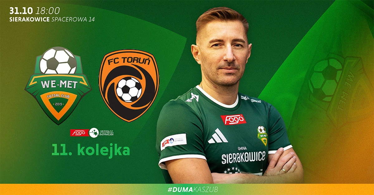 WE-MET Futsal Club Gmina Sierakowice vs FC Toruń
