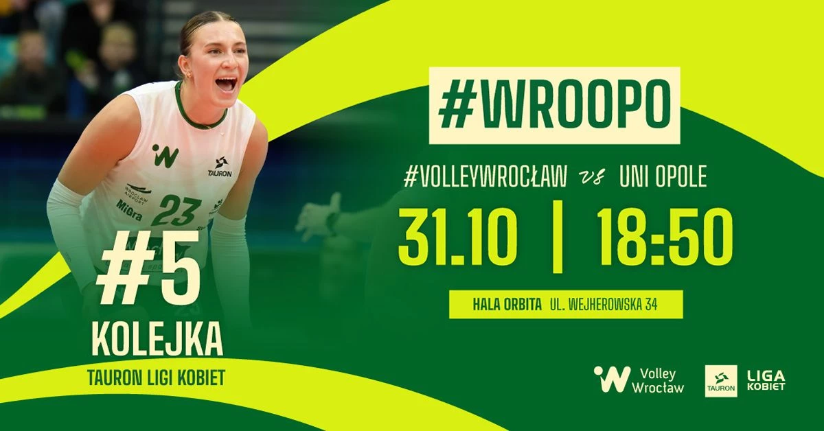 #VolleyWrocław vs UNI Opole